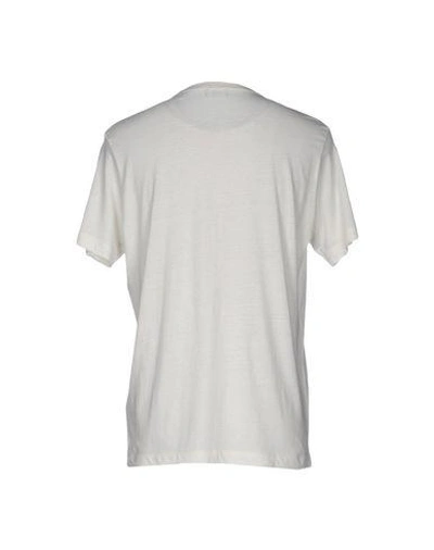 Shop Diesel T-shirts In Ivory