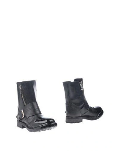 Shop Diesel Ankle Boot In Black