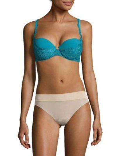 Shop La Perla Reggiseno Balconette Bra In Aqua