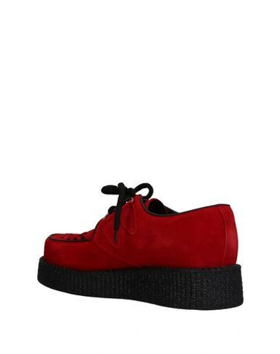 Shop Underground Lace-up Shoes In Red