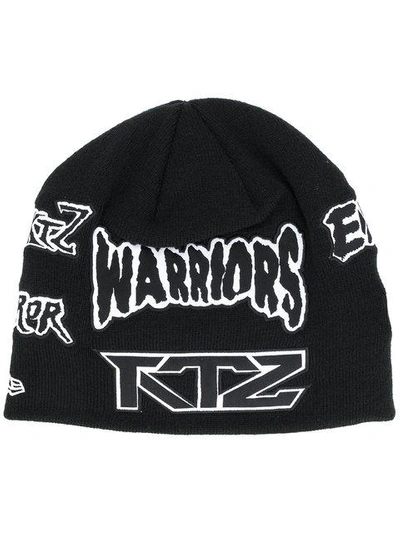 Shop Ktz Multi Patch Beanie In Black