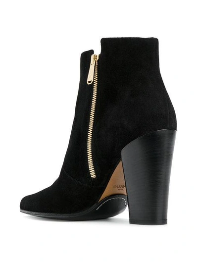 Shop Balmain Anthea Ankle Boots In Black