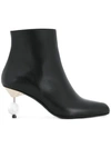 MARNI SCULPTED HEEL ANKLE BOOTS,TCMSZ11C07LV70212258551