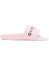 GIVENCHY GIVENCHY LOGO EMBOSSED SLIDES - PINK,BM0807089412261441