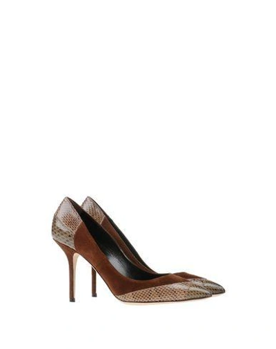 Shop Dolce & Gabbana Pumps In Brown