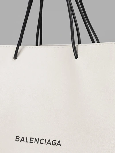 Shop Balenciaga White Shopping Bag