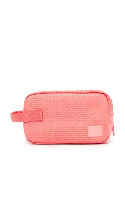 Herschel Supply Co Chapter Cosmetic Case In Strawberry Ice