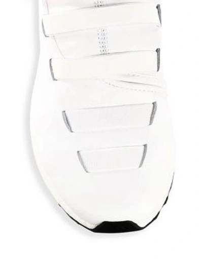 Shop Y-3 Round Toe Low-top Sneakers In White