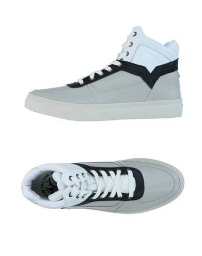 Shop Diesel Sneakers In Light Grey