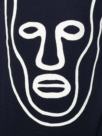 Shop Comme Des Garçons Shirt Face Print Sweatshirt