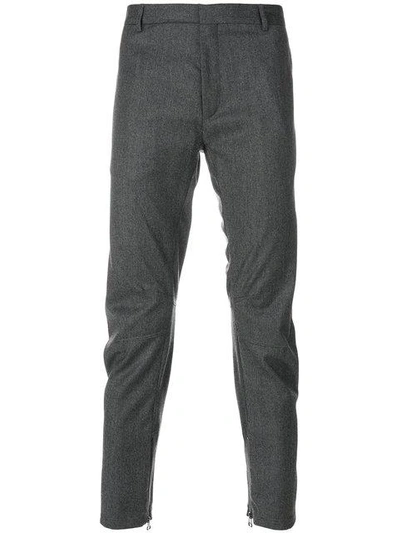 Shop Lanvin Ruched Detail Trousers - Grey