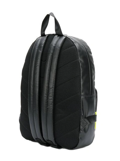 Shop Diesel Logo Patch Backpack - Black