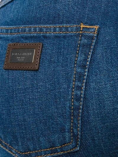 Shop Dolce & Gabbana Flared Jeans In Blue