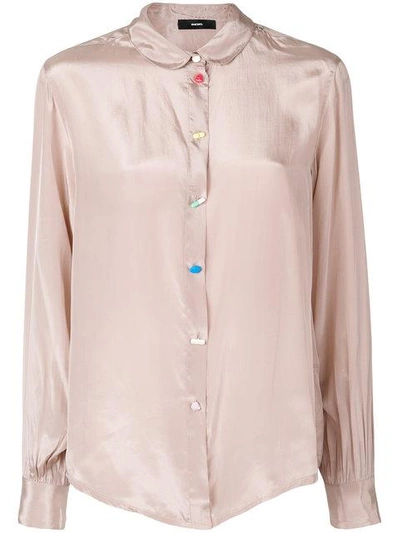 Shop Diesel Classic Fitted Blouse - Neutrals