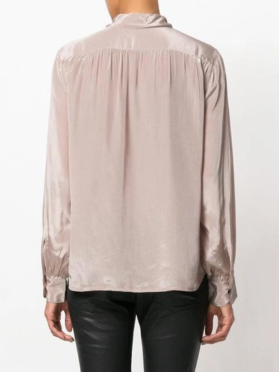 Shop Diesel Classic Fitted Blouse - Neutrals