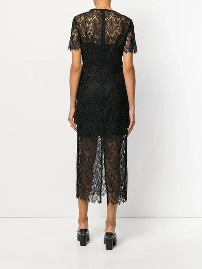 Shop Diane Von Furstenberg Overlay Midi Dress