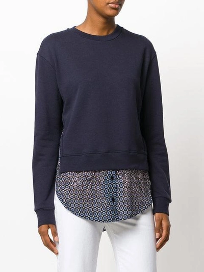 Shop Stella Mccartney Tie Print Knitted Jumper