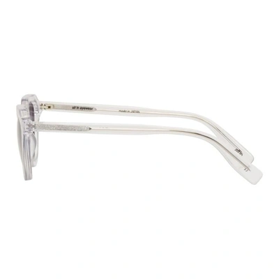 Shop All In Transparent And Grey Voltaire Sunglasses In Clear