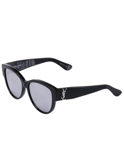 Shop Saint Laurent Sunglasses Eyewear Women  In Black