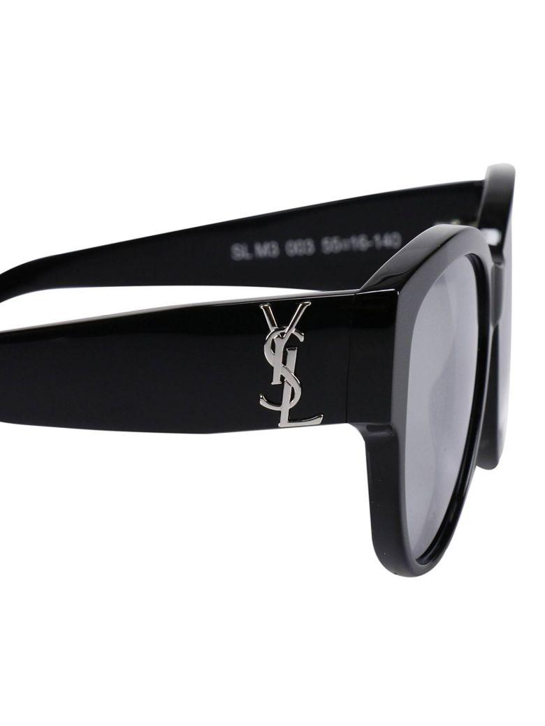 Saint Laurent Classic Square Frame Sunglasses In Black | ModeSens