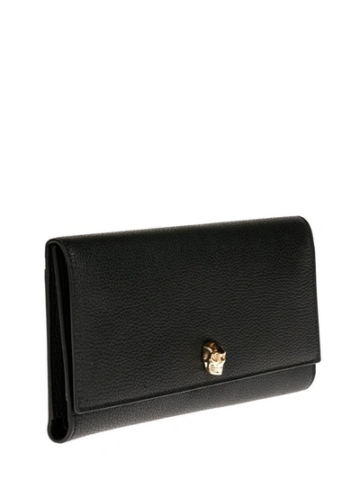 Shop Alexander Mcqueen Travel Wallet In Black