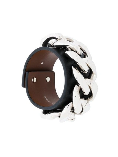 Shop Givenchy Thick Chain Cuff Bracelet