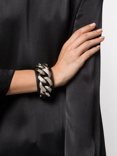 Shop Givenchy Thick Chain Cuff Bracelet