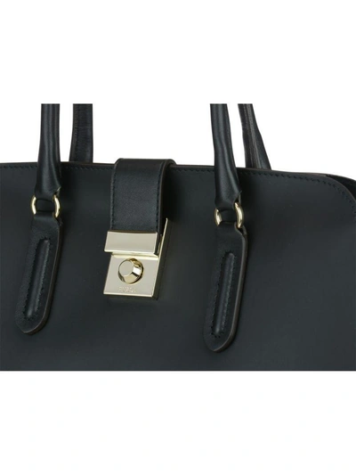 Shop Furla Milano Medium Bag In Onyx