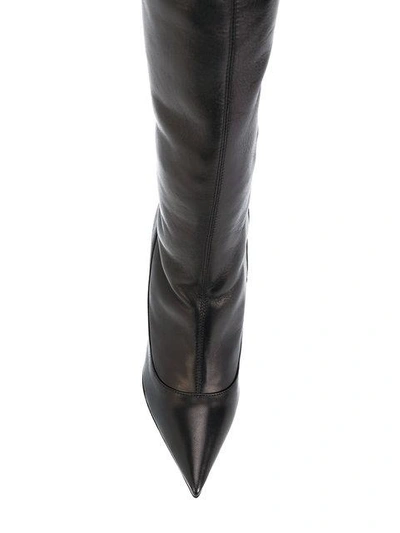 Shop Sergio Rossi Cindy Boots - Black