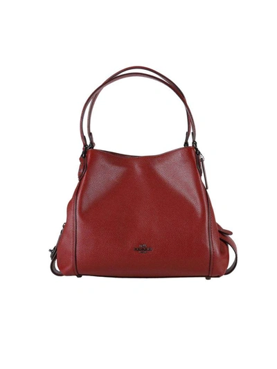 Shop Coach Shoulder Bag Shoulder Bag Women  In Burgundy