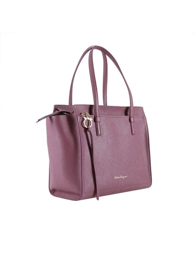 Shop Ferragamo Shoulder Bag Shoulder Bag Women Salvatore  In Lilac