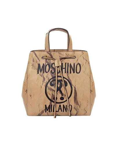 Moschino Handbag Shoulder Bag Women  Couture In Beige