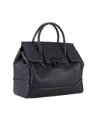 Shop Versace Handbag Shoulder Bag Women  In Black