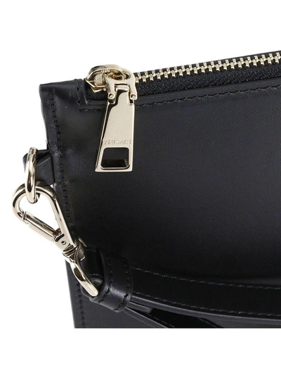 Shop Versace Clutch Shoulder Bag Women  In Black
