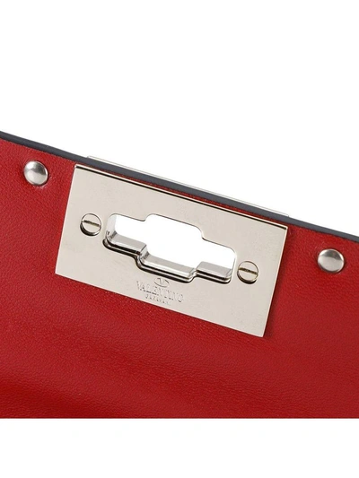 Shop Valentino Clutch Shoulder Bag Women  Garavani In Red