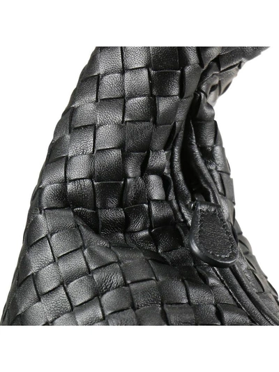 Shop Bottega Veneta Shoulder Bag Veneta Medium Woven In Black