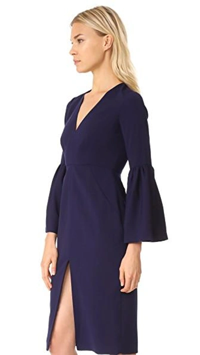 Shop Jill Jill Stuart Bell Sleeve Dress In Deep Violet