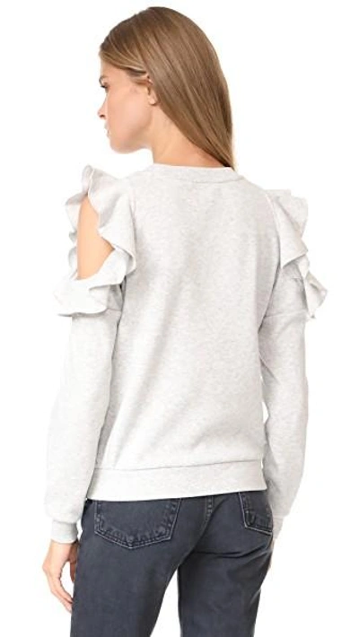 Shop Rebecca Minkoff Gracie Sweatshirt In Light Heather