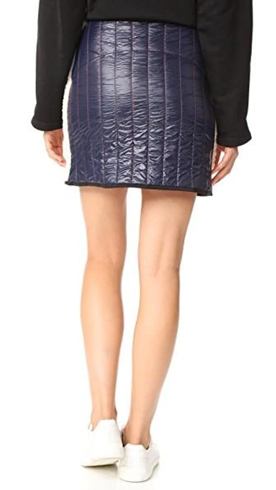 Shop Sandy Liang Zaddy Skirt In Fleecy