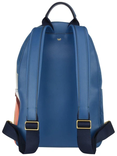 Shop Anya Hindmarch Mini Cloud Backpack In Airforce Blue