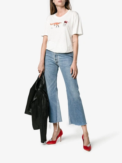 Shop Off-white Global Warming Loose Fit T-shirt