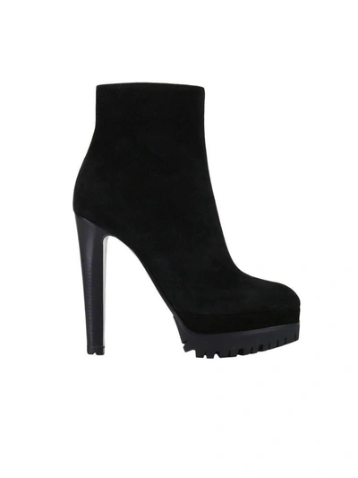 Shop Sergio Rossi Heeled Booties Shoes Women  In Black