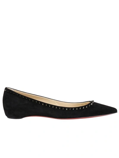 Shop Christian Louboutin Ballet Flats Shoes Women  In Black