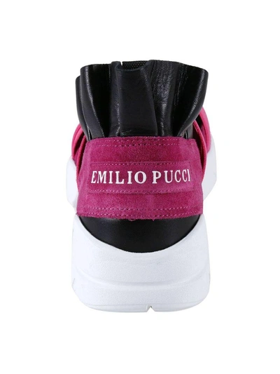 Shop Emilio Pucci Sneakers Shoes Women  In Fuchsia