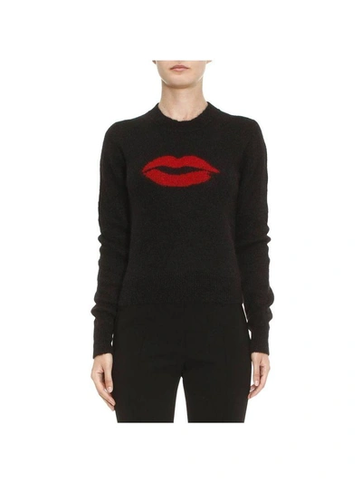Shop Saint Laurent Sweater Sweater Women  In Black