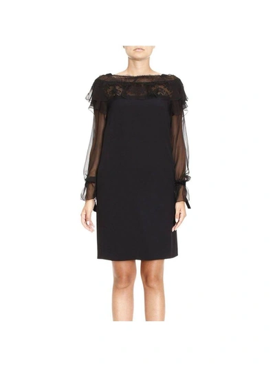 Shop Alberta Ferretti Dress Dress Women  In Black