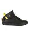 BUSCEMI Buscemi Neon Detail Hi-top Sneakers,117SU10MLC99AN9927