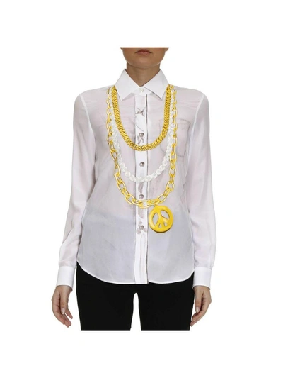 Shop Moschino Shirt Shirt Women  Couture In White