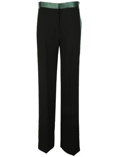 Victoria Beckham Straight Tailored Trousers In Black
