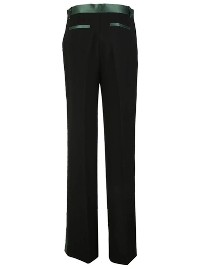Shop Victoria Beckham Straight Tailored Trousers In Black